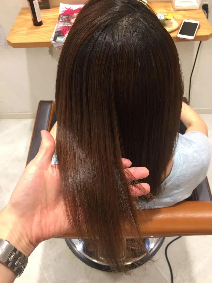 ミディアム 髪質改善 ツヤ髪専門美容師 桑原 和誠のヘアスタイル