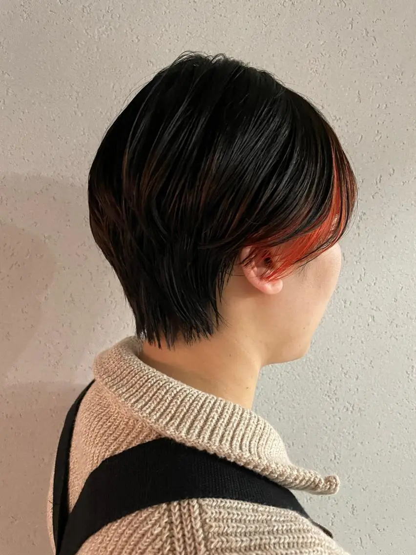 ショート カラー 吉田一輝 外国人パーマのヘアスタイル