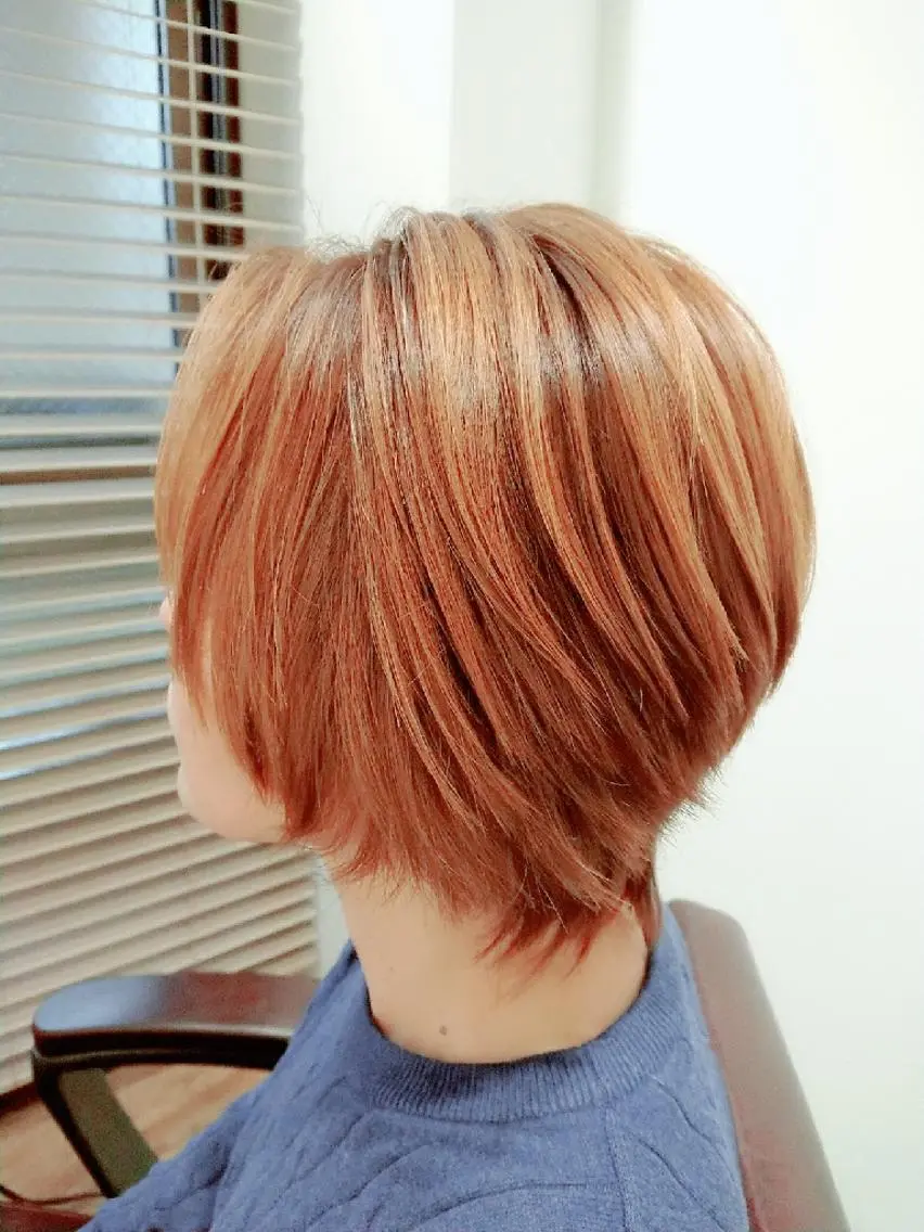 ショート カット ハイライト⭐️上野 高広のヘアスタイル