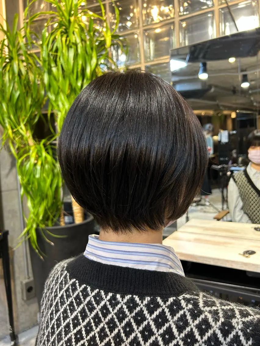 ショート ショートボブ ボブ ショートヘア 大橋 美咲のヘアスタイル