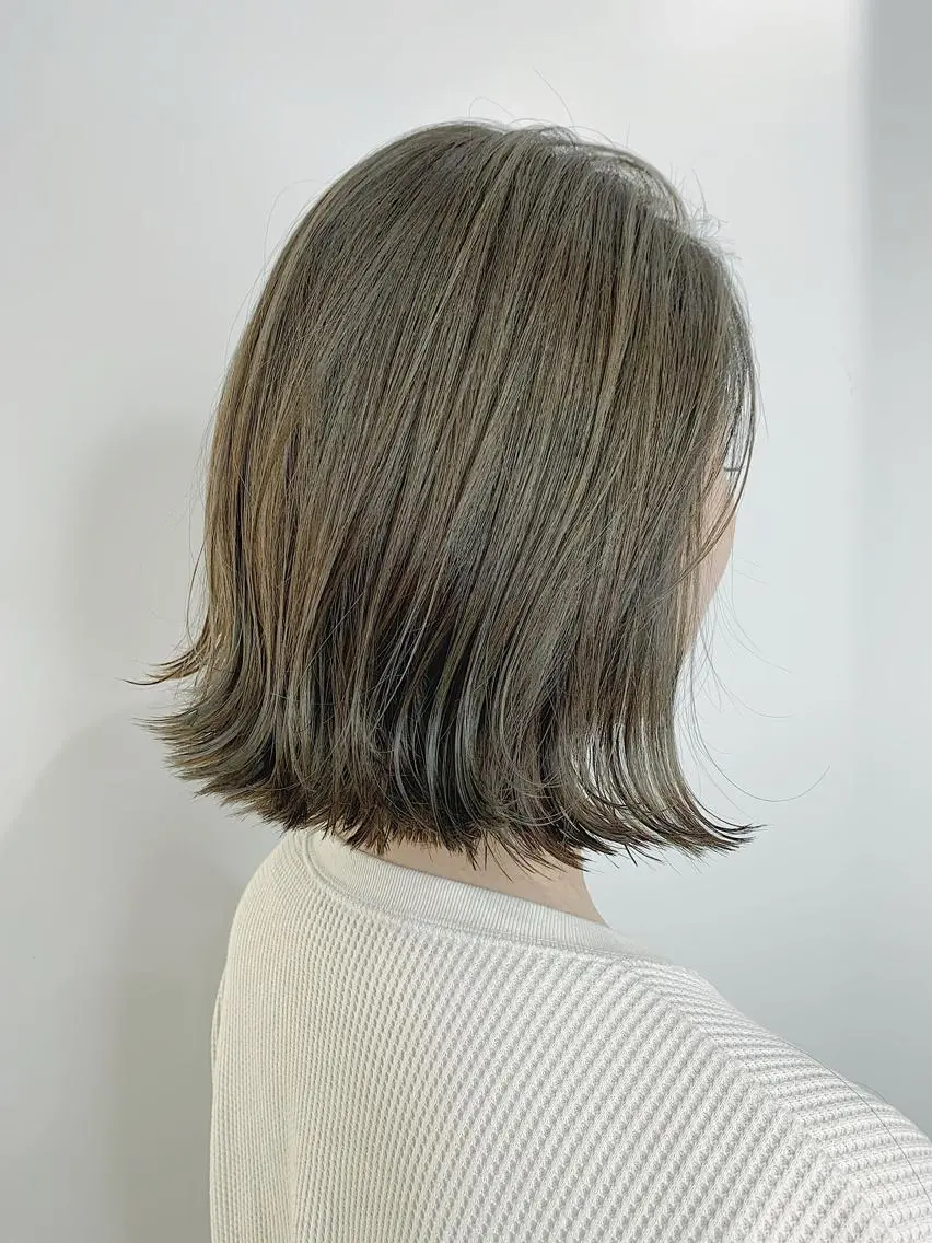 ショート カラー ヘアアレンジ アディクシーカラー ベージュカラー グレージュ ハイライトカラー イルミナカラー カット ヘアカラー トリートメント ヘッドスパ ヘアセット レイヤーカット/艶髪 🎀笠原 優花🎀のヘアスタイル