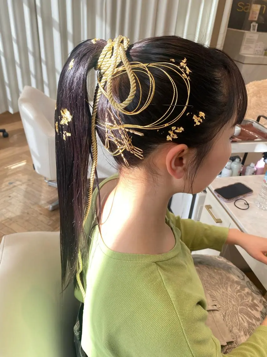 ロング ヘアアレンジ 増井 彩乃のヘアスタイル