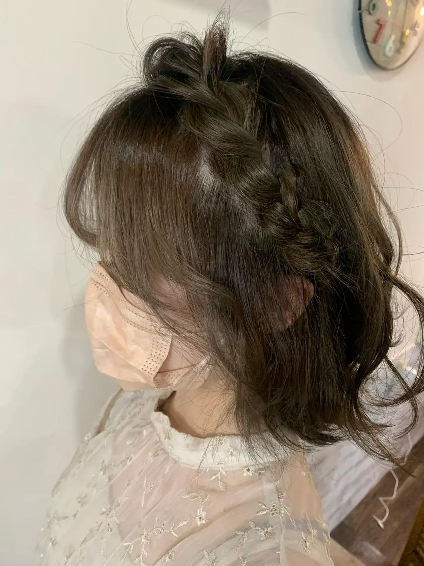 ショート カラー ヘアアレンジ 櫛部洸貴/ 頭皮改善、髪質改善のヘアスタイル