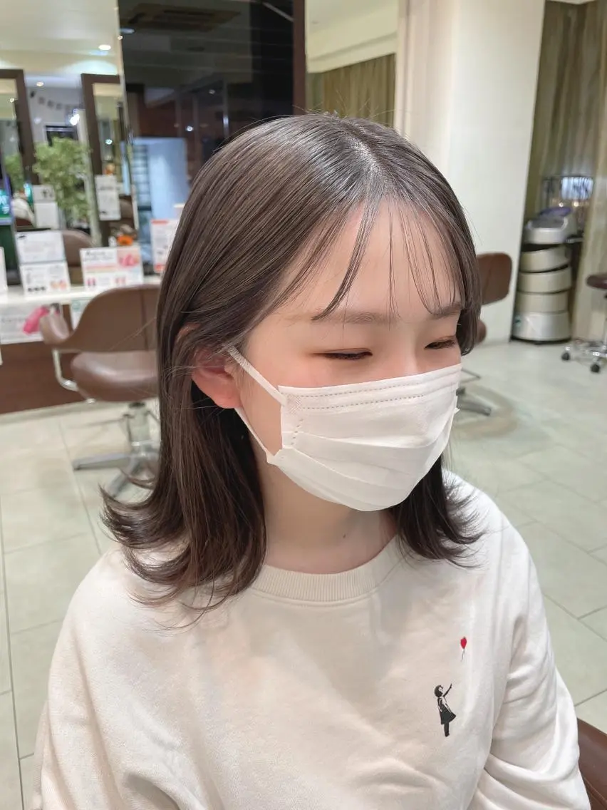 ミディアム 'comma rinkaのヘアスタイル