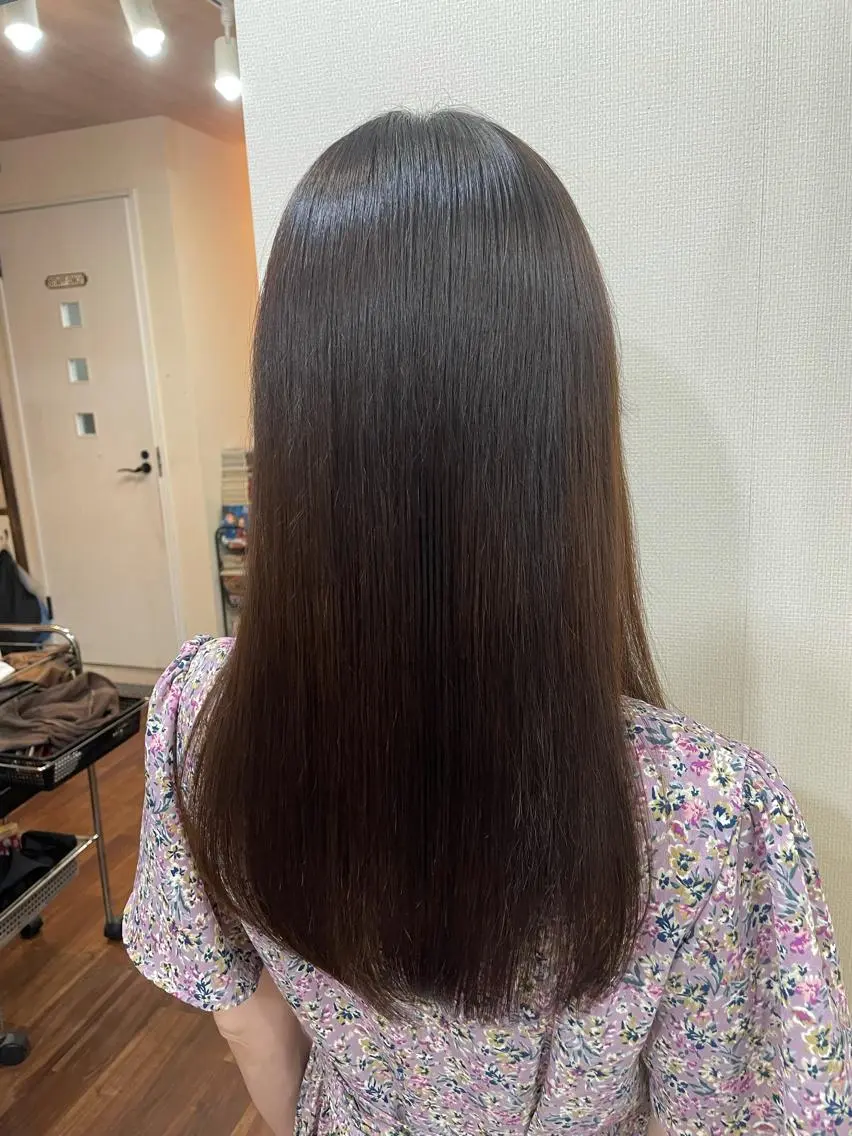 ロング 髪質改善 縮毛矯正 縮毛矯正の達人 ☆ 松本のヘアスタイル