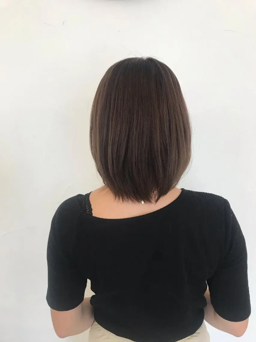 ミディアム カラー ベージュカラー 髪質改善☀️ miho☀️のヘアスタイル
