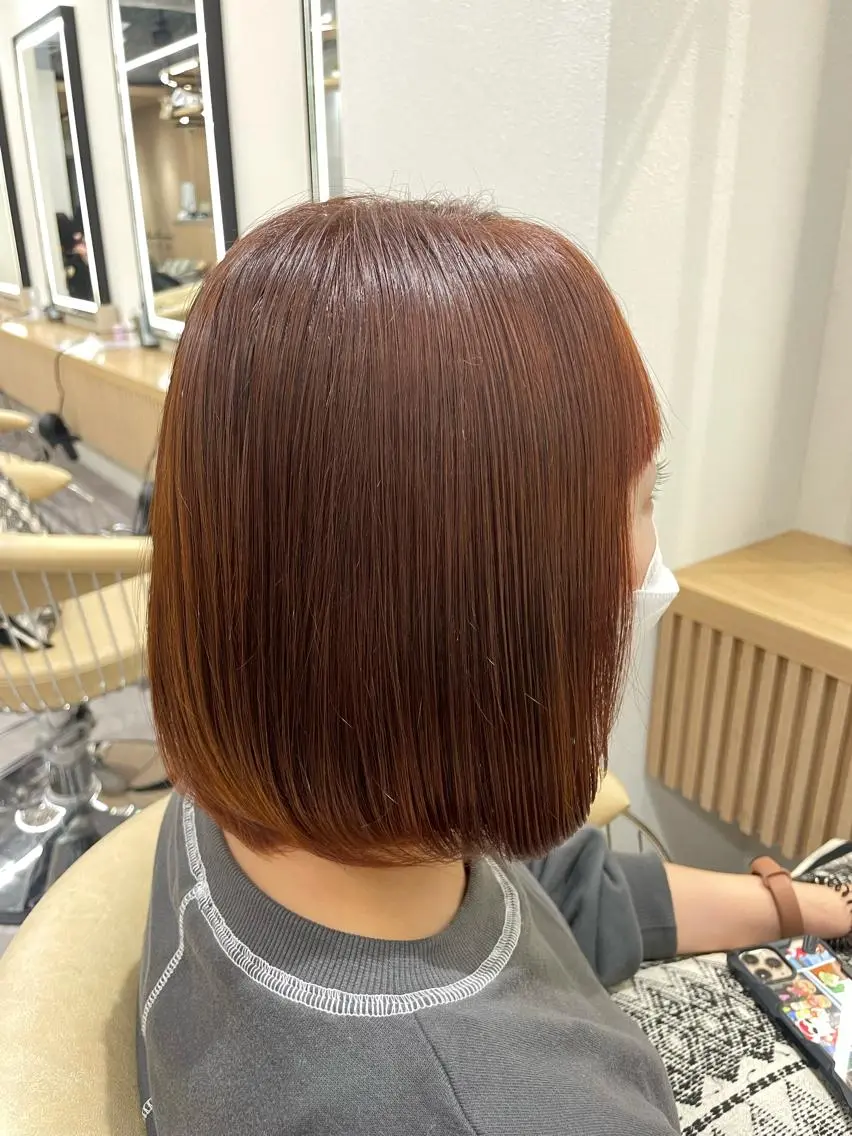 ショート レイヤー縮毛矯正 ささきすずね💗のヘアスタイル