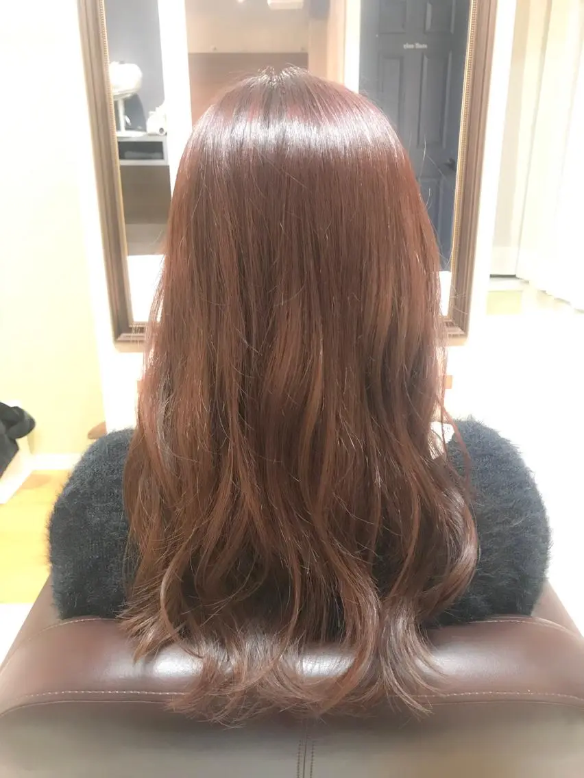 ロング カラー 今井 三智也のヘアスタイル