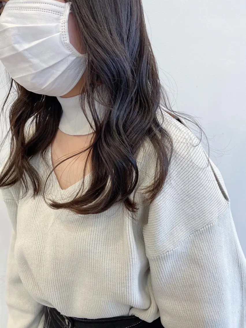 ロング カラー 透明感カラー ハイライトカラー ハイライト ブリーチ指名 NO1🌈SAKIのヘアスタイル