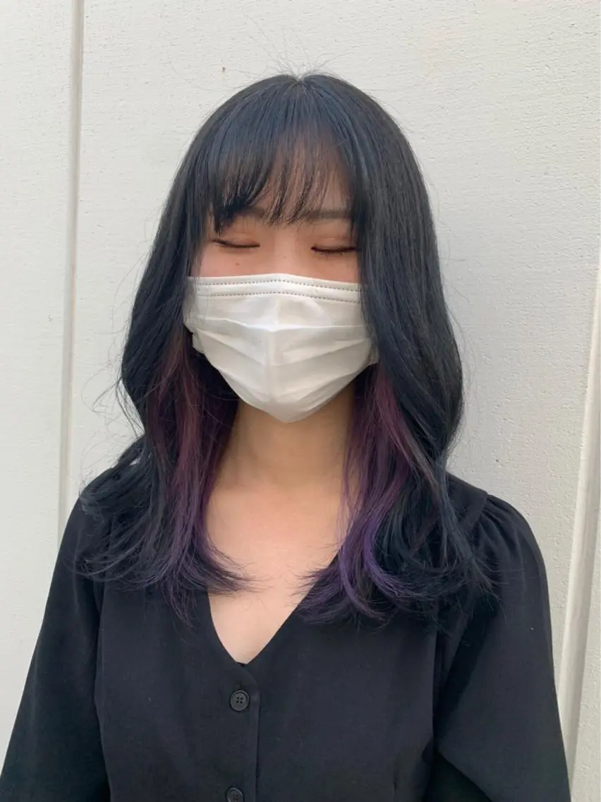 ロング 高梨 里穂のヘアスタイル