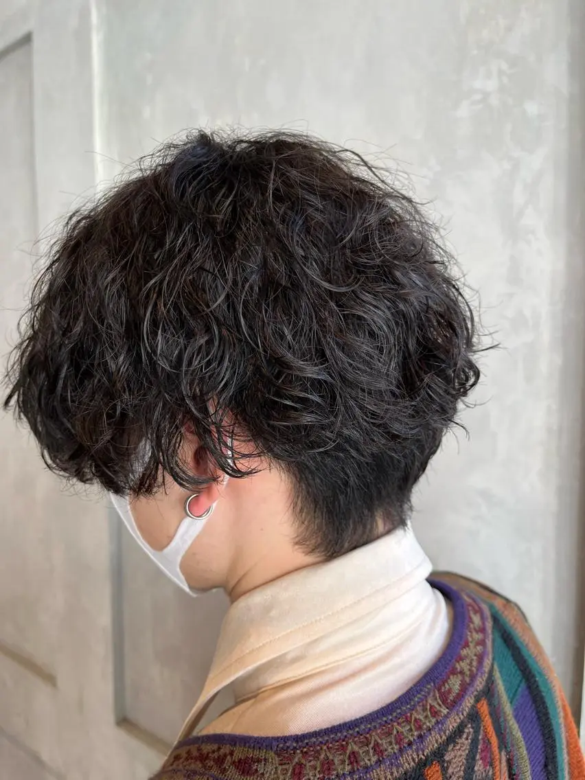 メンズ 波巻きパーマ お悩み解決✨ 関根大介✂︎のヘアスタイル