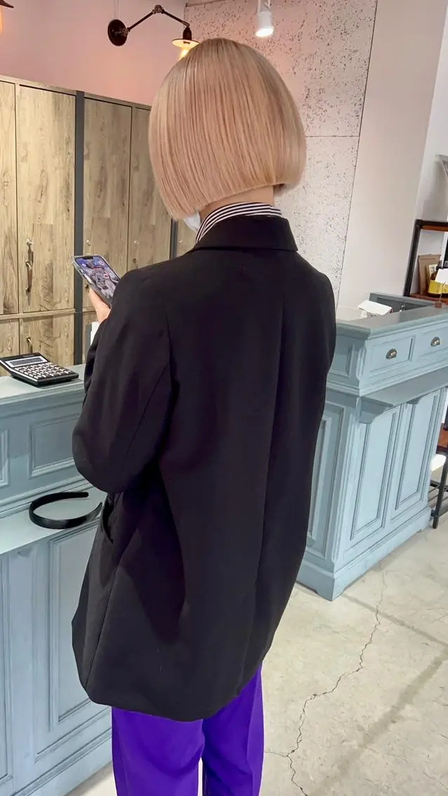 ショート amie三宮 NAKANOのヘアスタイル