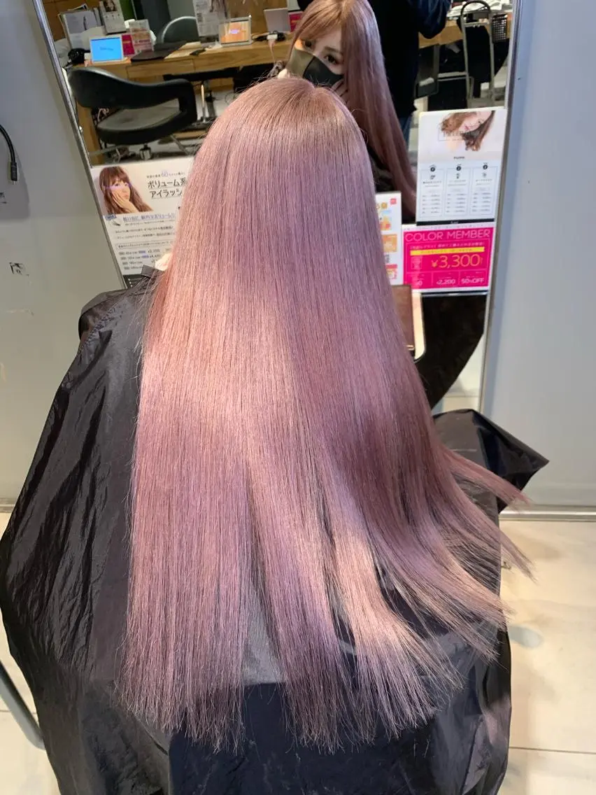 ロング カラー パーマ ヘアアレンジ メンズ キッズ ネイル マツエク・マツパ 酸性ストレート 髪質改善大槻勇樹のヘアスタイル