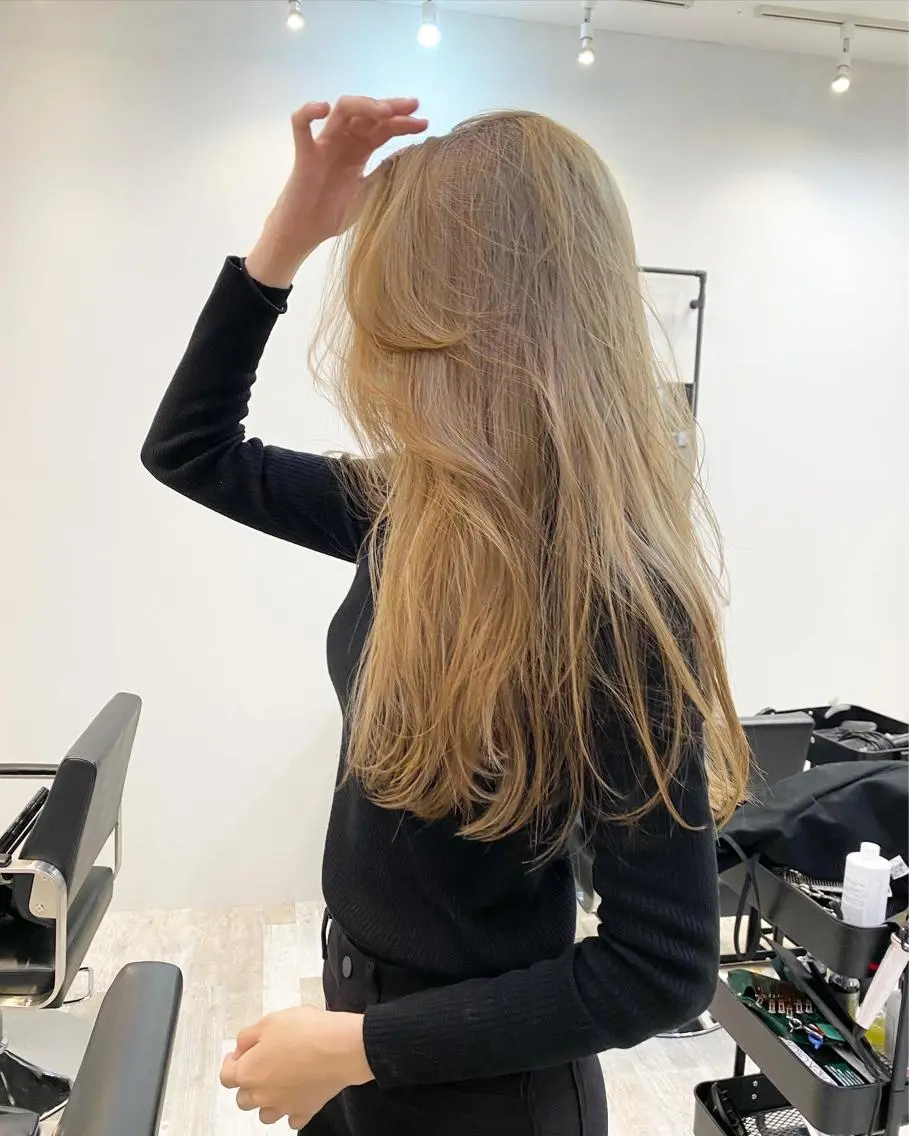 カラー カット ヘアカラー トリートメント レイヤーカット✂️ 艶髪/小田部慎也のヘアスタイル