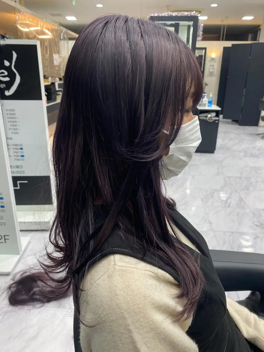 ロング レイヤーカット シャギー 目黒 碧人のヘアスタイル