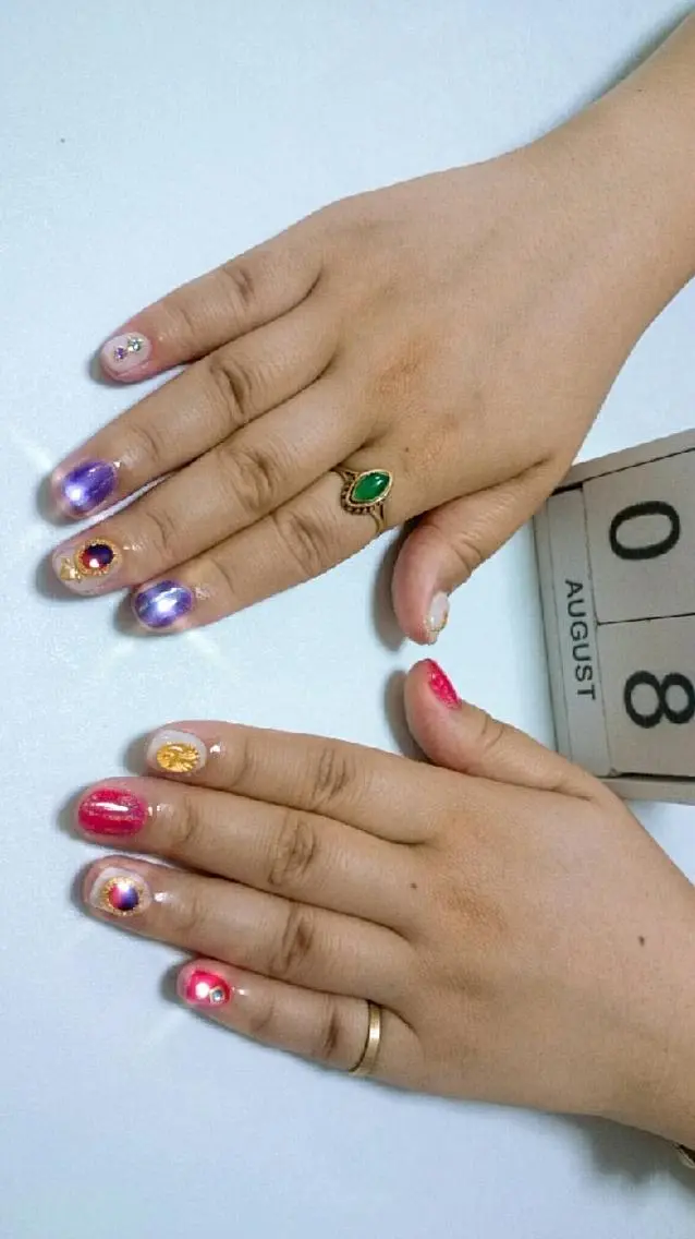 ネイル 赤色 JEWEL nailのネイルデザイン