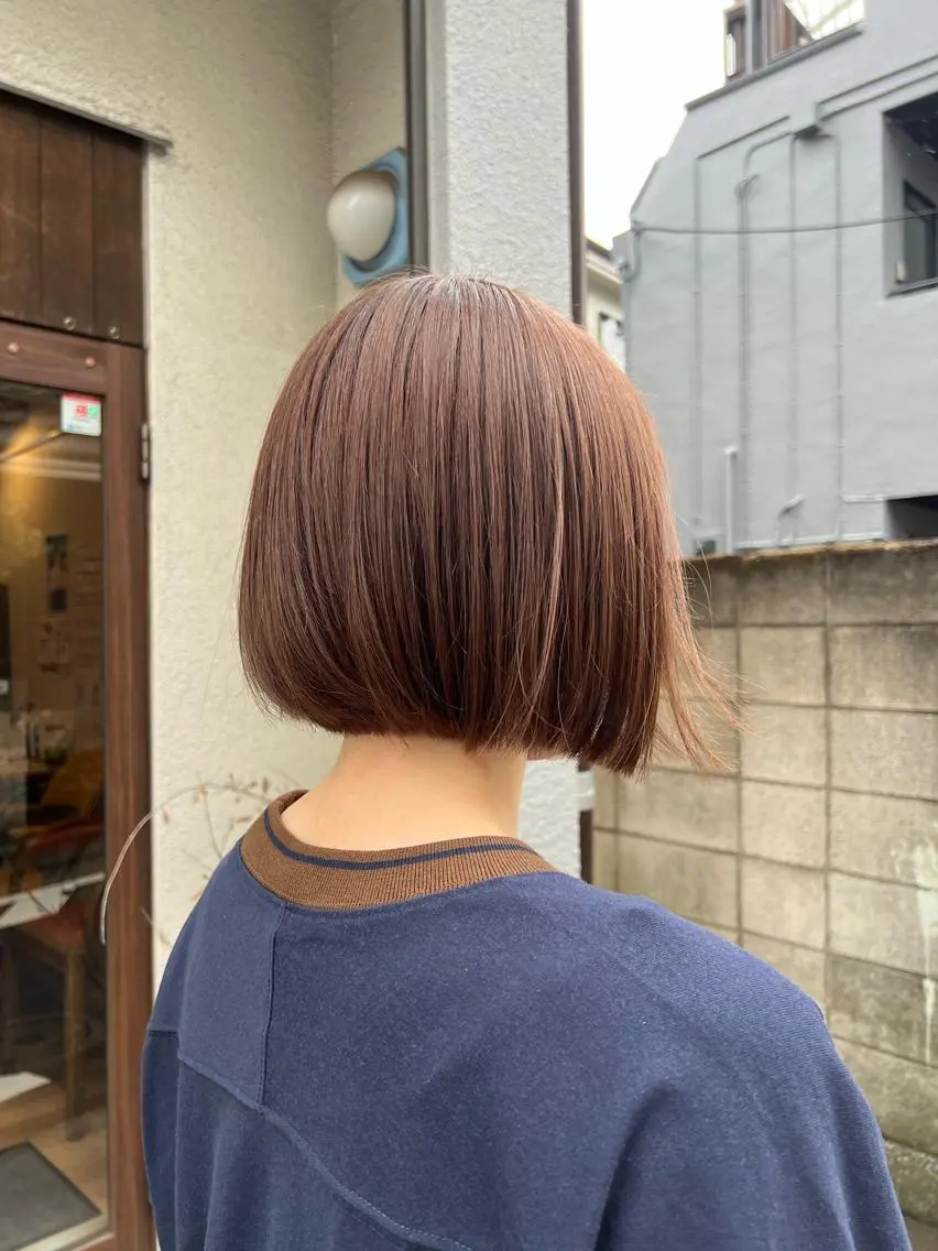 ミディアム カラー 切りっぱなしボブ ボブ yeol / 川内 🪷のヘアスタイル