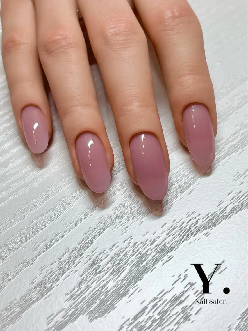ネイル ワンカラーネイル シンプルネイル Nail Salon Y.のネイルデザイン