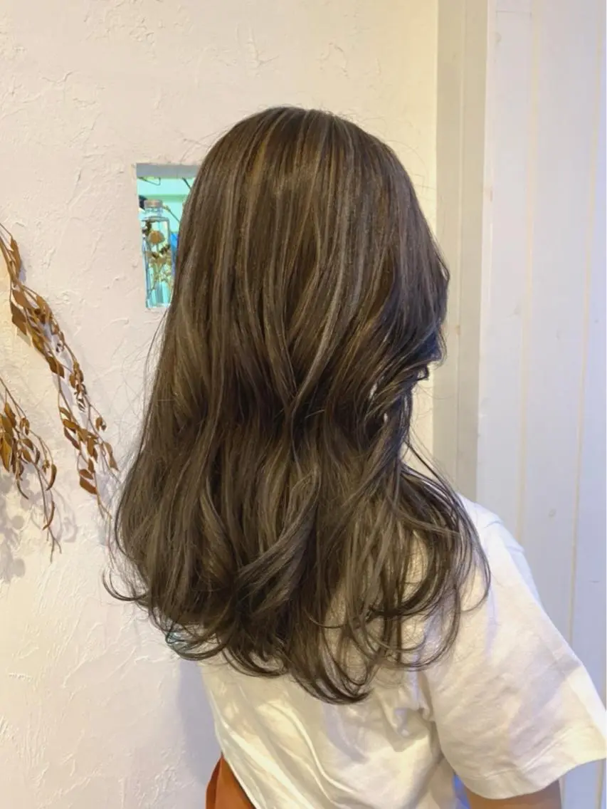 セミロング カラー パーマ ヘアアレンジ メンズ ネイル 豊橋美容院 ソンリエのヘアスタイル