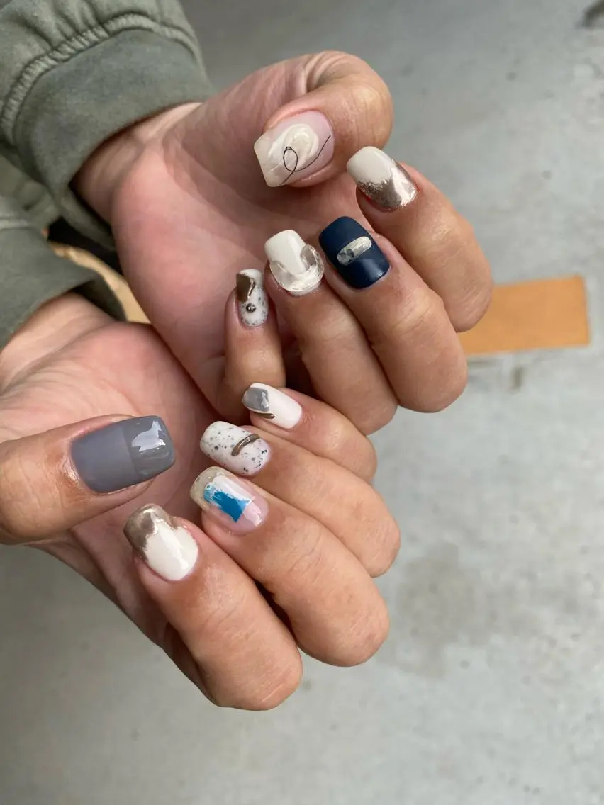 ネイル ハンドネイル nailsalon ∞ ﾐｶﾅﾙ ∞のネイルデザイン