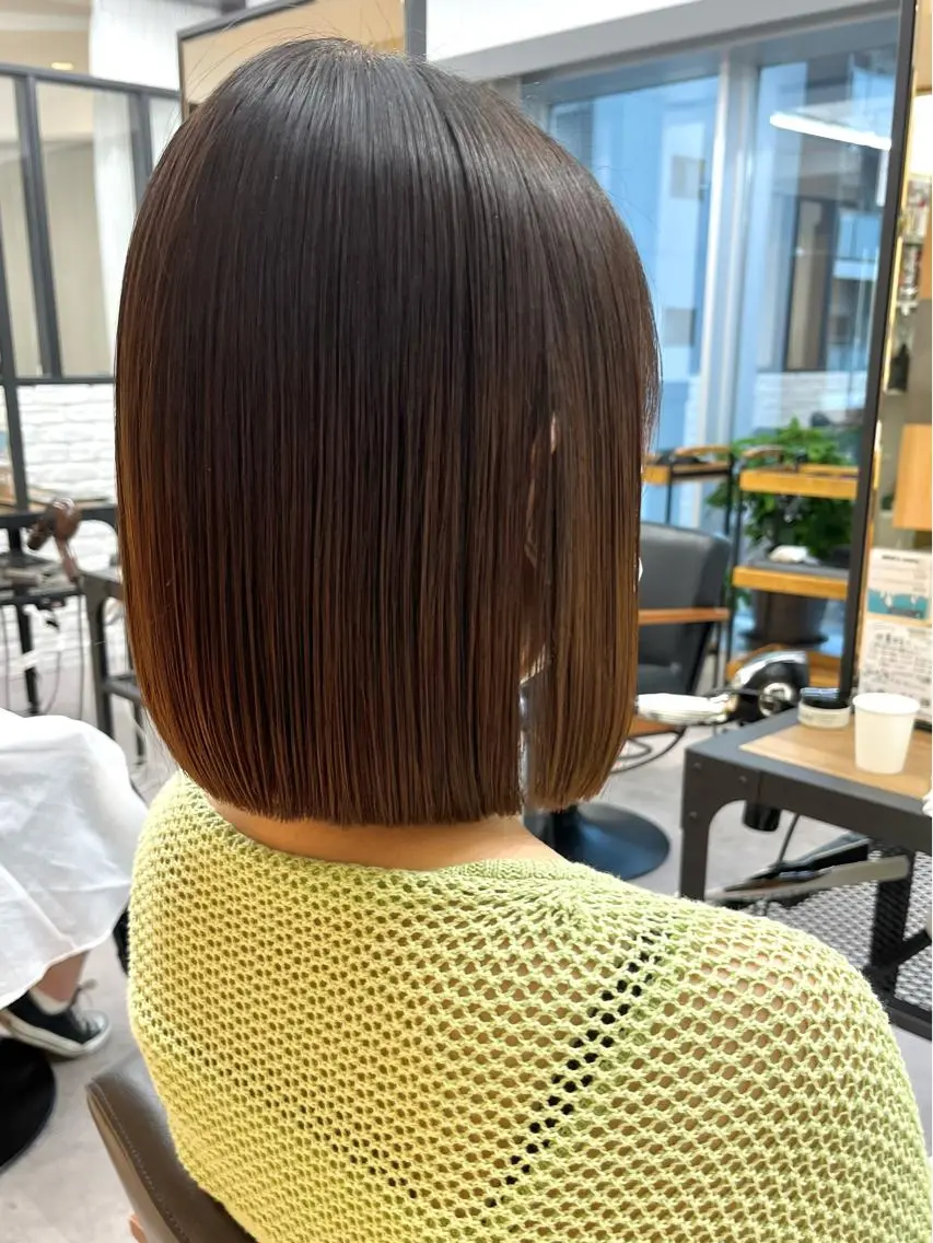 ショート カラー パーマ ヘアアレンジ メンズ キッズ ネイル マツエク・マツパ アイブロウ カット ヘアカラー トリートメント 横浜Bob美容師🤎 ERINAのヘアスタイル