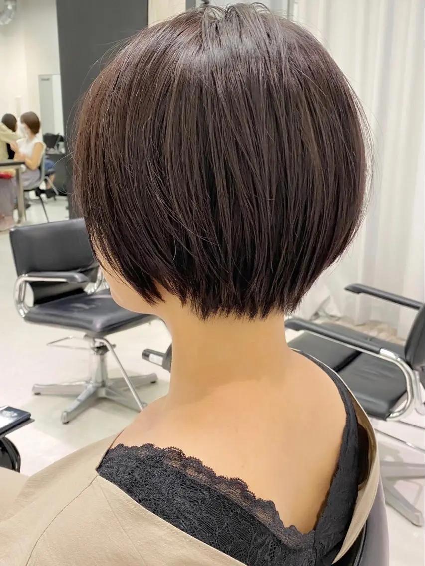 ショート カラー ショートヘア カット ヘアカラー 似合わせ専門美容師 なかじまのヘアスタイル