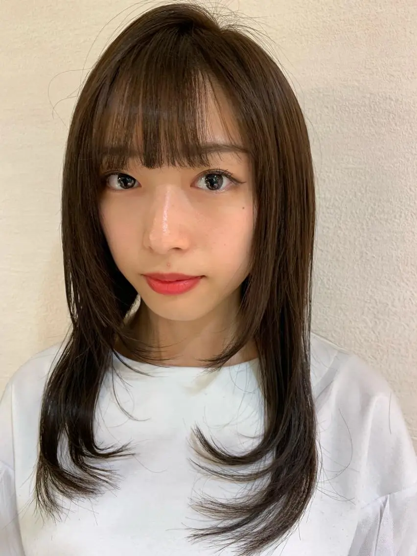 ロング カラー パーマ ヘアアレンジ ネイル マツエク・マツパ ヘアカラー トリートメント ヘアセット レイヤー＆カラー 人気美容師倉崎涼のヘアスタイル