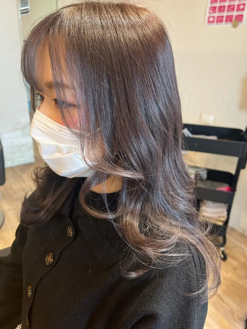 カラー カット ヘアカラー トリートメント 早川 真幸のヘアスタイル