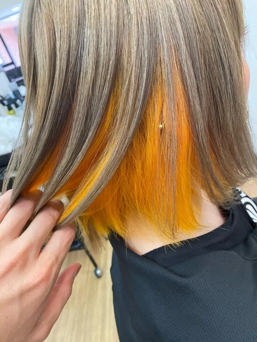 ショート ヘアカラー 藏本 剛史のヘアスタイル