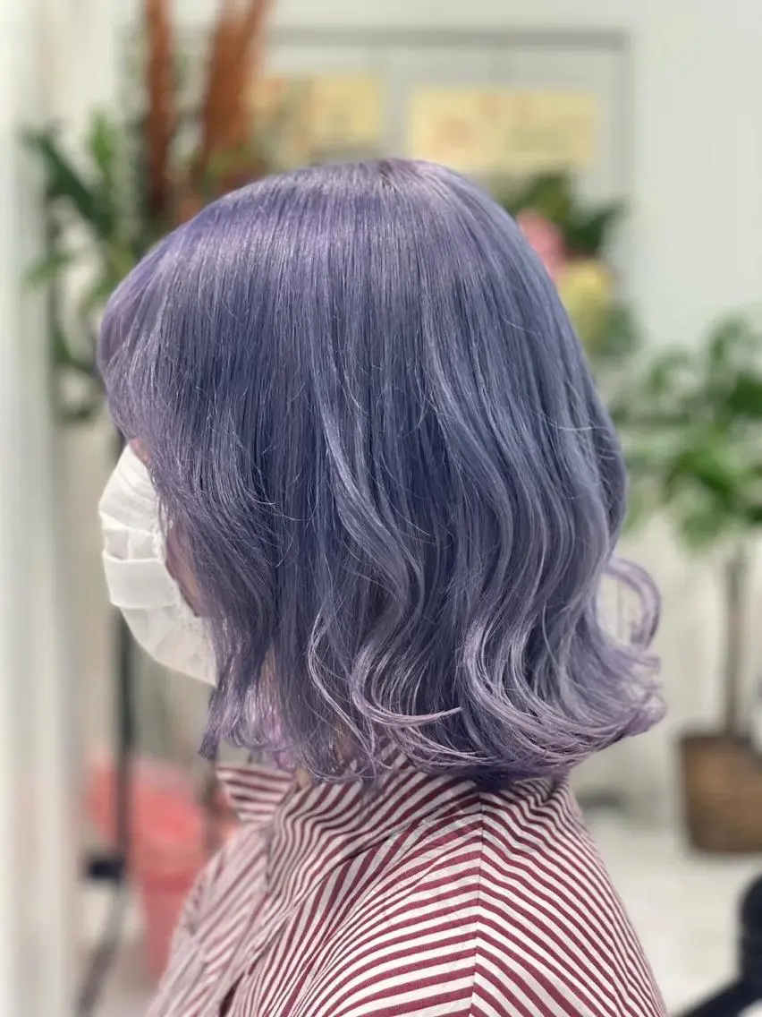 ミディアム ヘアカラー トリートメント ヘッドスパ ヘアセット ♡上品韓国髪♡ブラ ウン/SAYATOのヘアスタイル