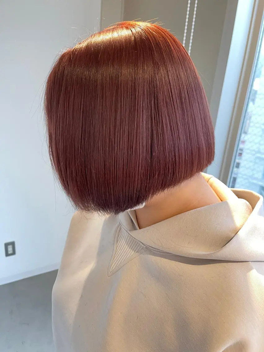 ショート カラー カット ヘアカラー トリートメント himeka🪽 ブリーチ/のヘアスタイル