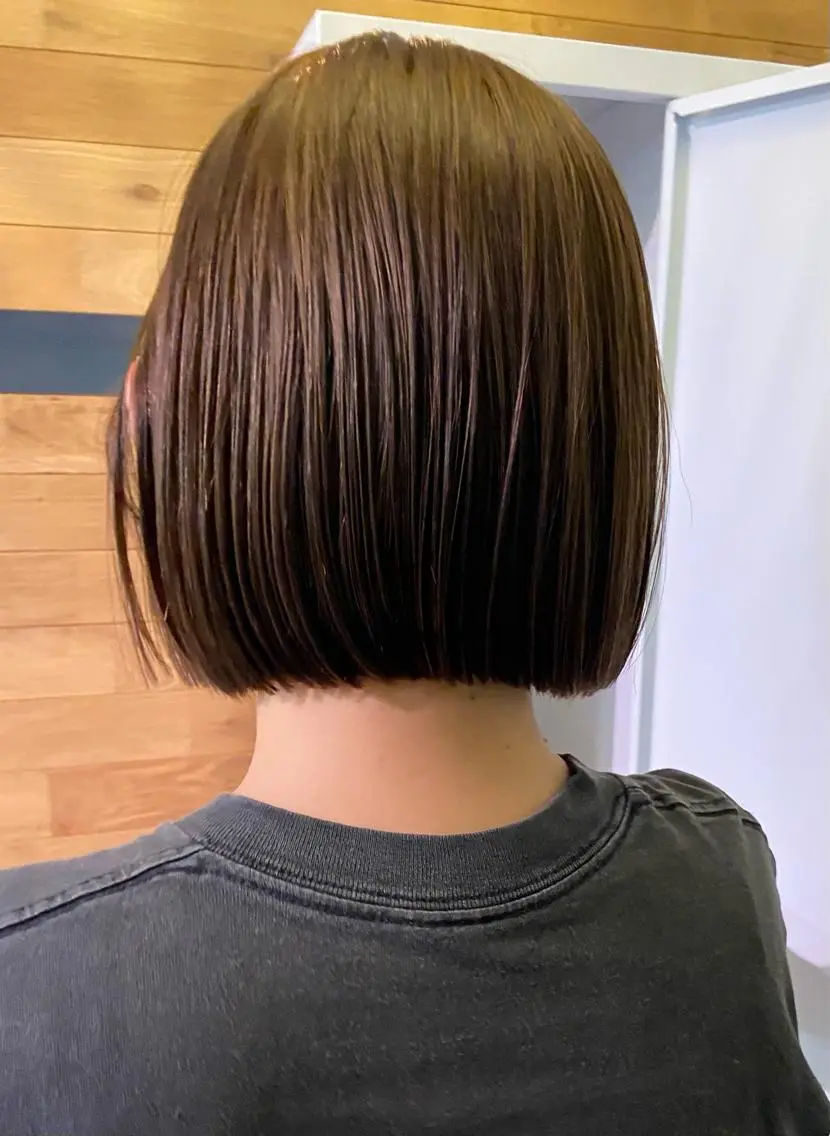ショート カラー カット ヘアカラー トリートメント 田中 あやなのヘアスタイル