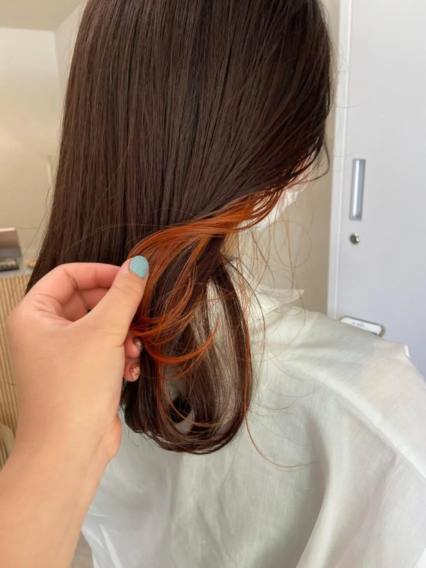 ロング カット ヘアカラー トリートメント ボブ/透明感カラー 🧸YUI❤️のヘアスタイル