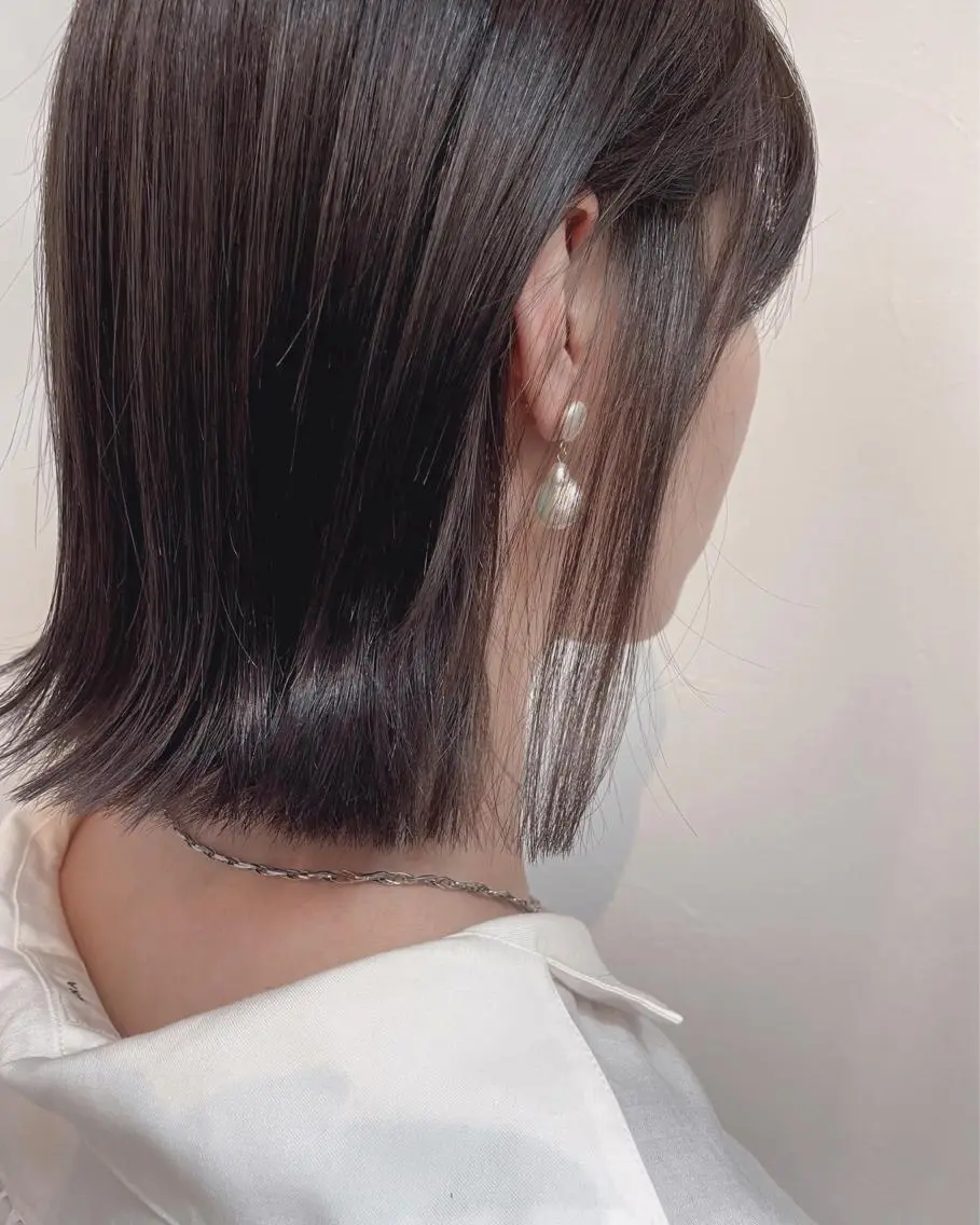 ミディアム カラー ラベンダーカラー 💛🤍U too e’s /店長🧸のヘアスタイル