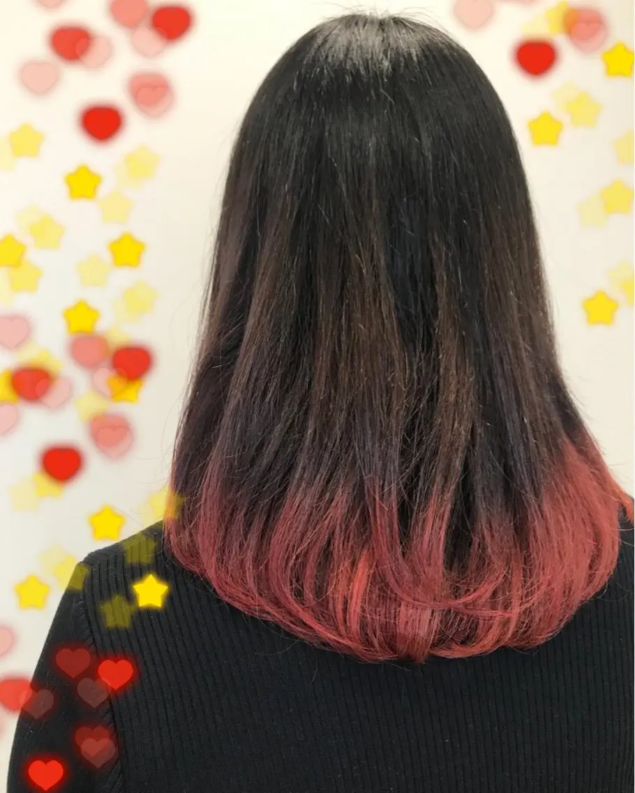 ミディアム カラー 新宿駅近♡個室 ♡関口三都季🌜のヘアスタイル