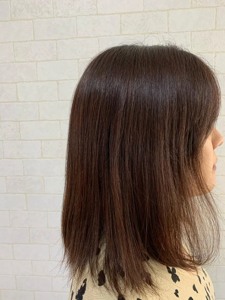 ミディアム 中本 愛理のヘアスタイル