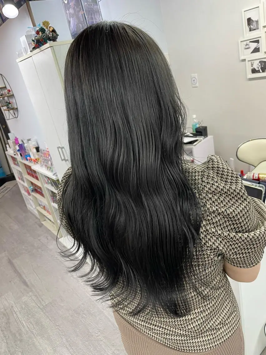 カラー 透明感カラー オノ アカネのヘアスタイル