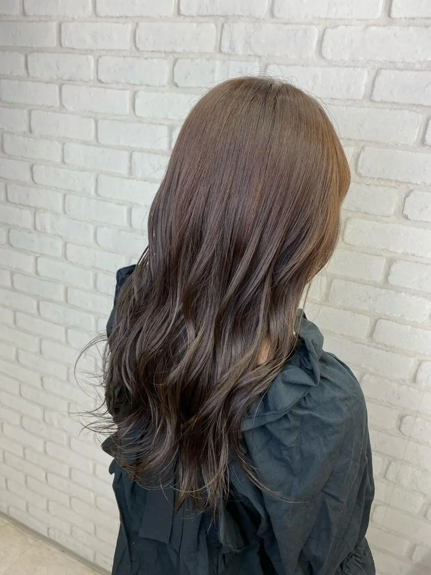 ミディアム カラー ブリーチカラー🫧 森　凪沙のヘアスタイル