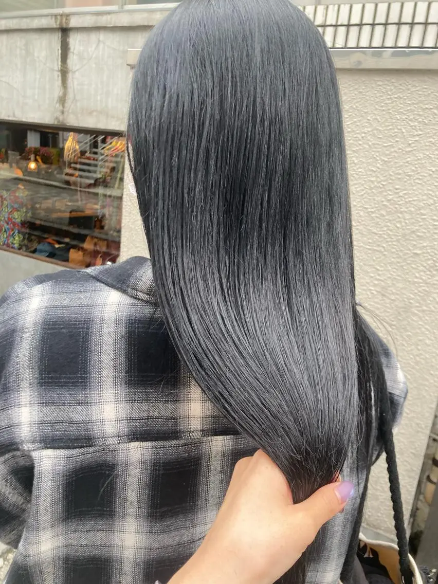 ロング カラー ヘアアレンジ ヘアカラー トリートメント ヘッドスパ ヘアセット オリーブ透明感カラー 表参道/MIKUのヘアスタイル