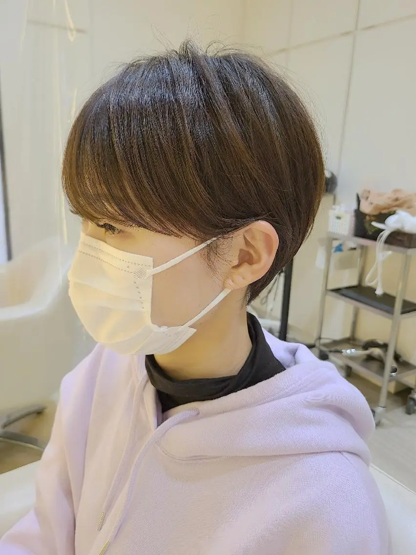 ショート カット 田嶋 利範のヘアスタイル