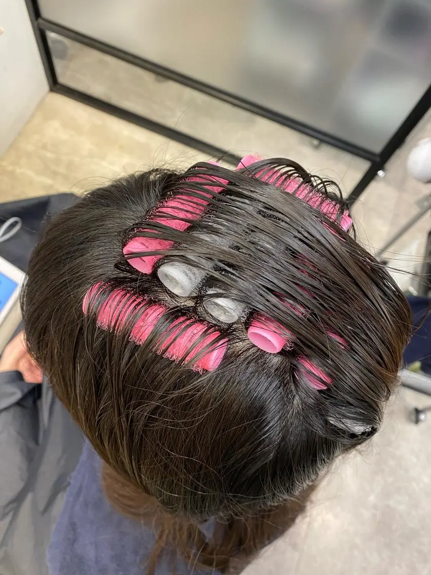 セミロング パーマ HIRATA ASUKAのヘアスタイル