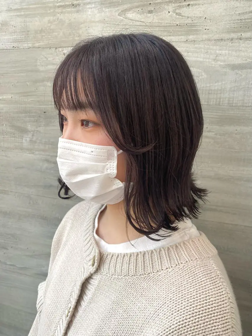 セミロング Okamura Chisatoのヘアスタイル