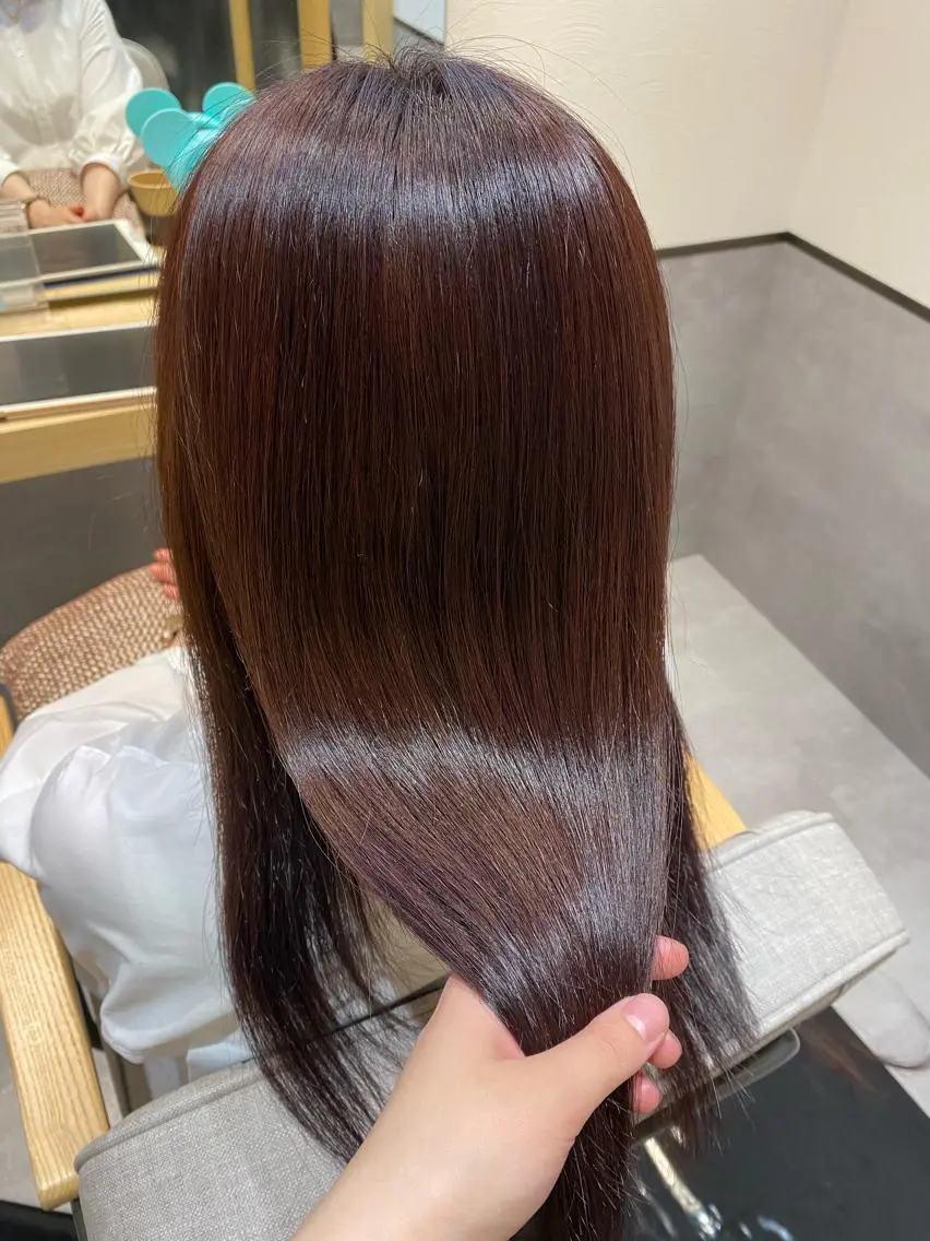 カラー カット ヘアカラー やまぐち あやみのヘアスタイル