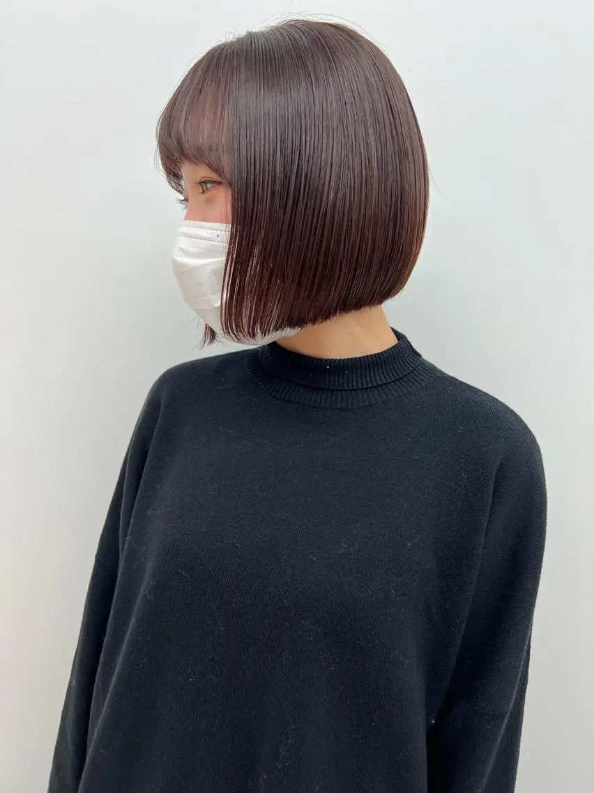 ショート レイヤーボブ/ボブ 仲川和人のヘアスタイル