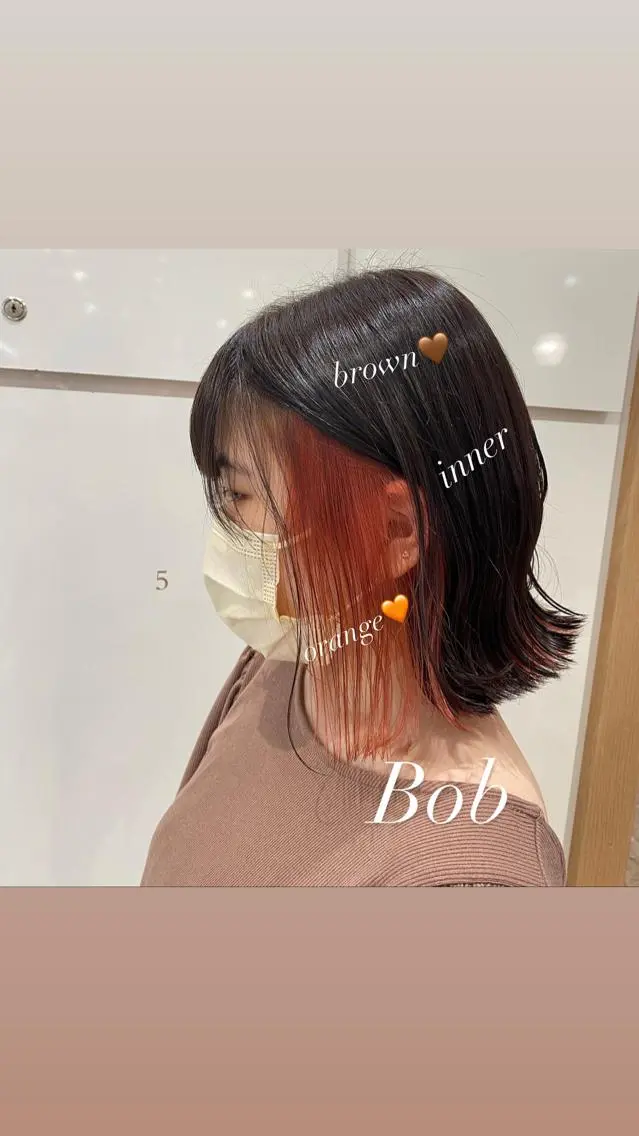 ショート カラー ヘアアレンジ 切りっぱなしボブ ベージュカラー ハイトーンカラー インナーカラー ピンクカラー 🌿レイヤー/ブリー チ/🌿JINのヘアスタイル