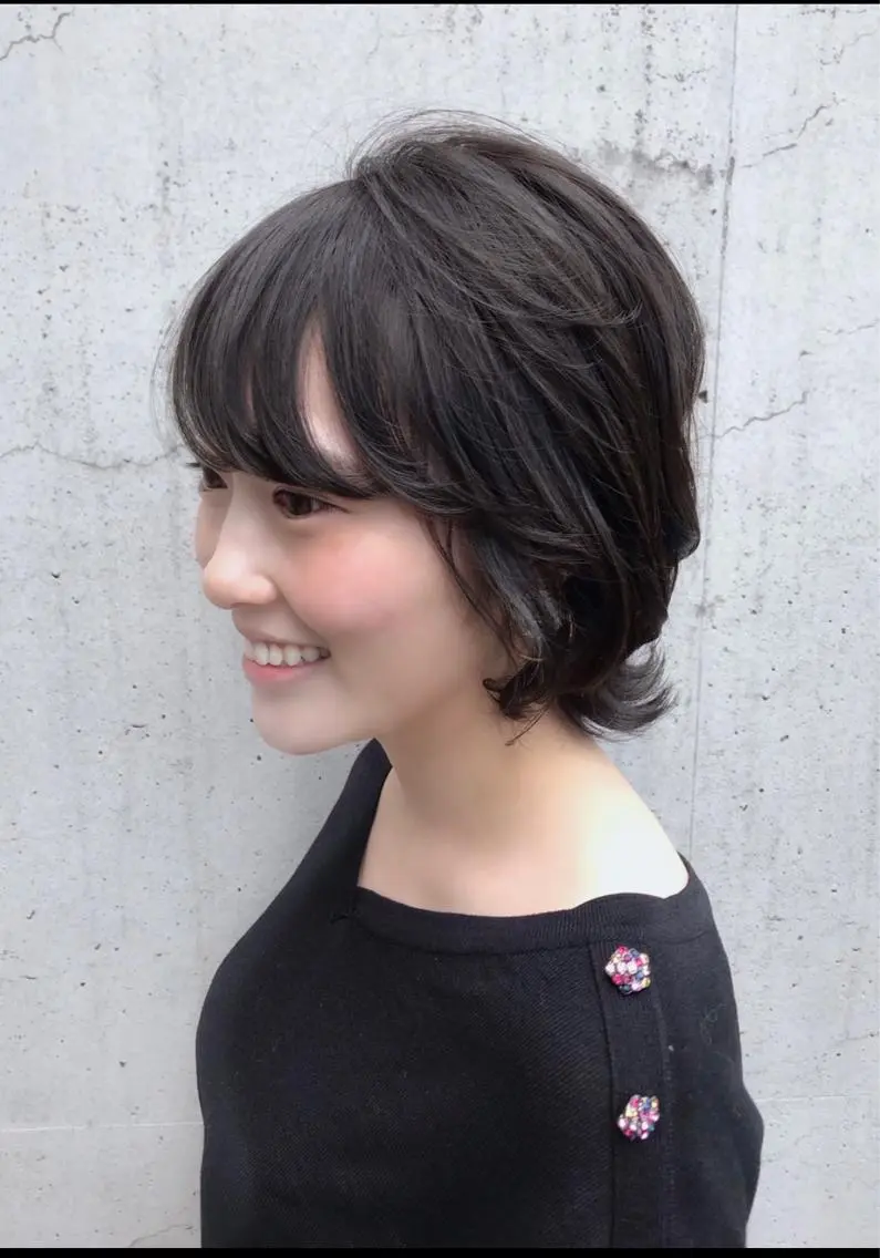 ショート レイヤーカット メンズ特化 刈り上げない/金井のヘアスタイル