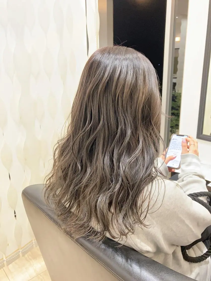 ロング カラー 熊谷 将稔のヘアスタイル