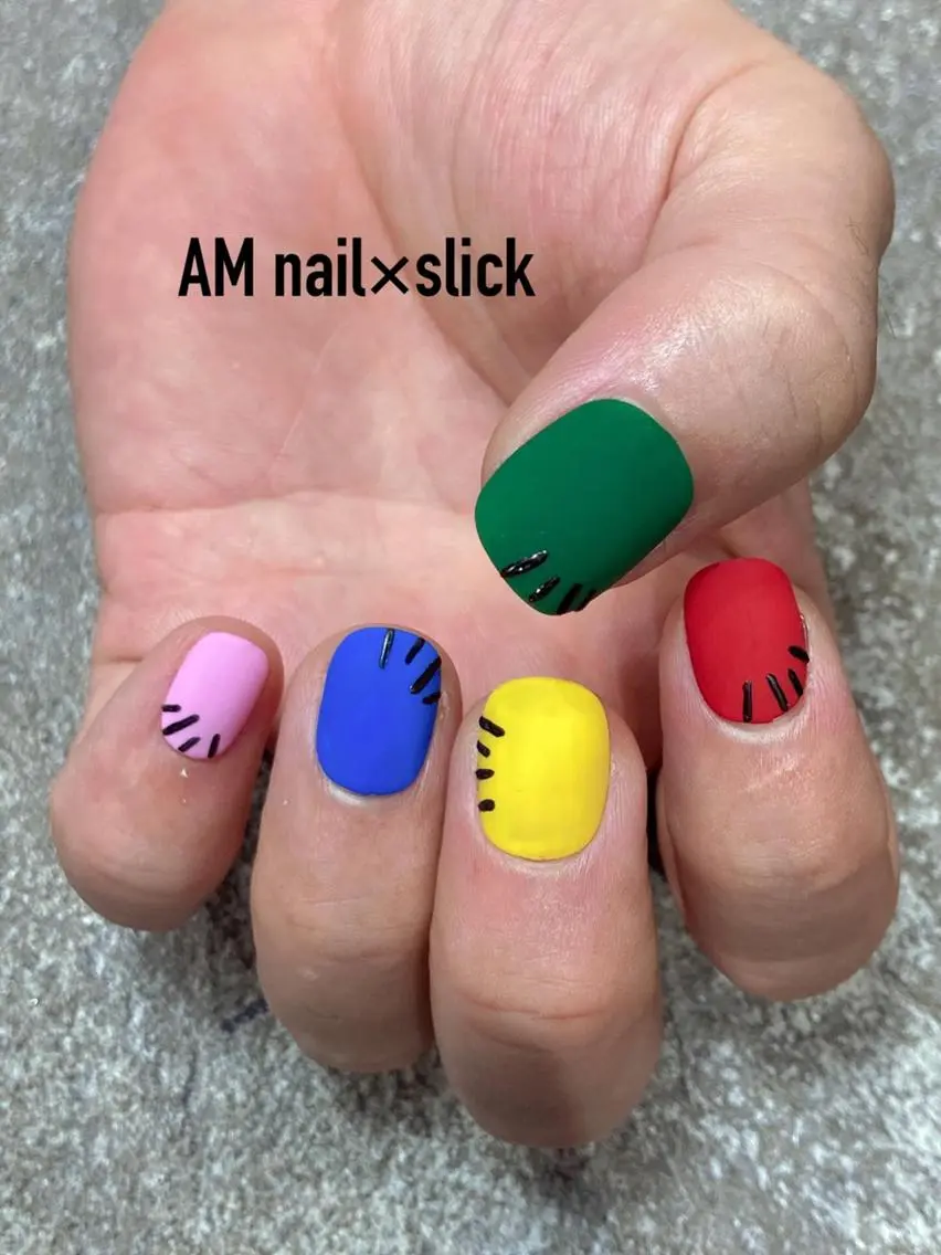 ネイル アートネイル グラデーション 持ち込み ワンカラーネイル ハンドネイル Am:nail 柏 SUE（スゥ）のネイルデザイン