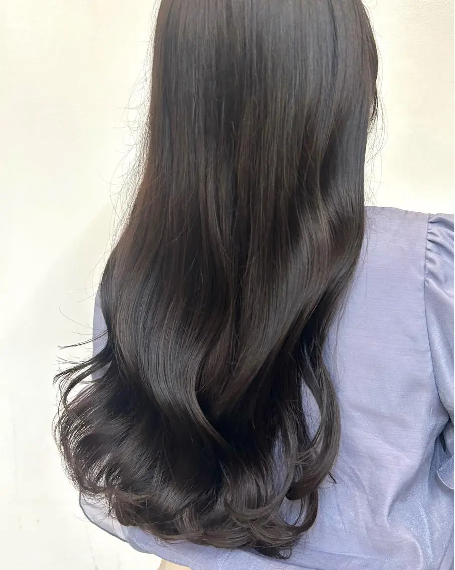ロング カラー ヘアアレンジ ヘアカラー トリートメント ヘアセット 🎀暖色カラー🎀 ♡yurika♡のヘアスタイル