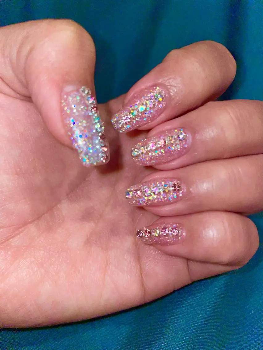 ネイル シンプルネイル ストーンネイル ハンドネイル Nail ヌシん家 AKANEのネイルデザイン